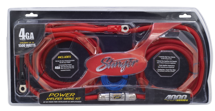 Stinger 4GA POWER WIRING KIT