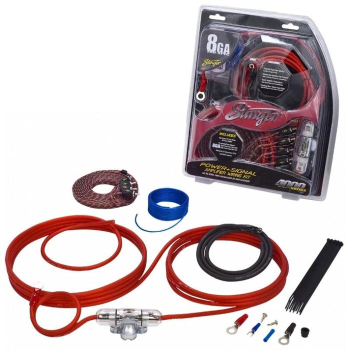 Stinger 8GA Complete Wiring Kit