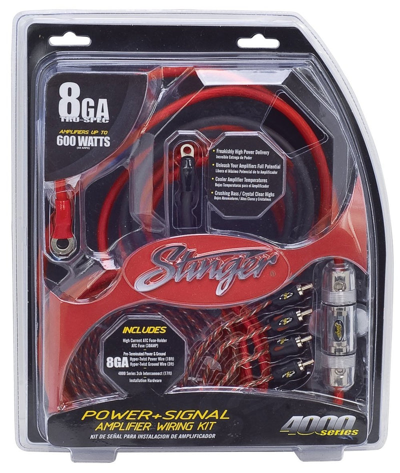 Stinger 8GA Complete Wiring Kit