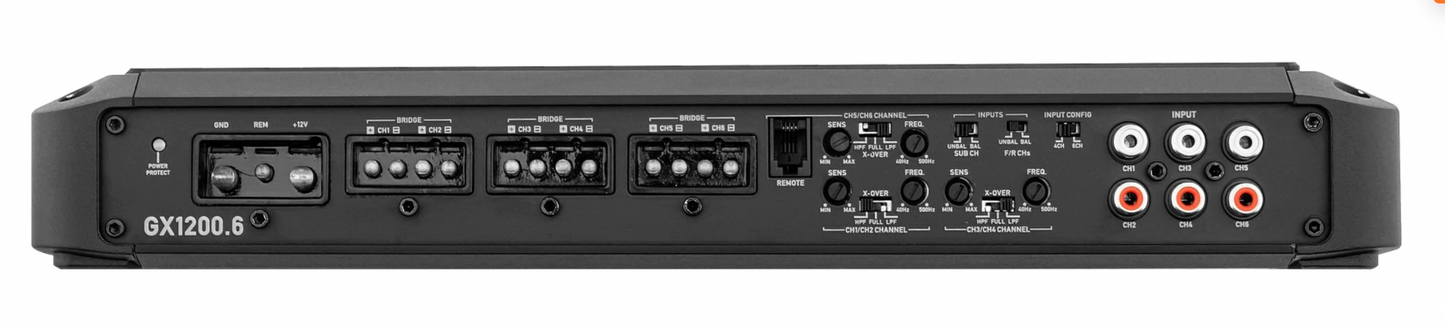 Phoenix Gold GX 1200W 6-Channel Full Range Class D Amplifier