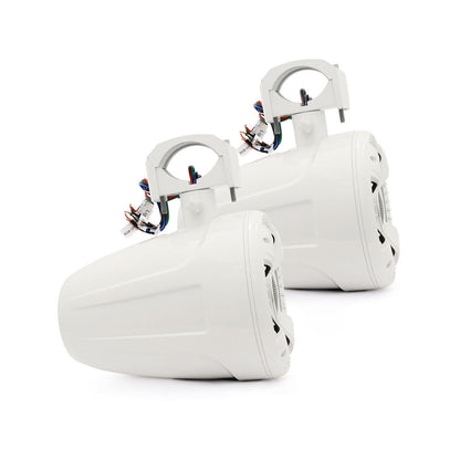 SoundStream Gloss White 8” Wake Tower Speakers