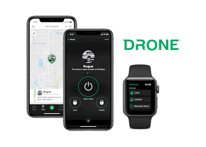 Compustar Firstech Drone Mobile X1 LTE Telematics GPS Alarm Module