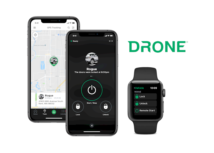 Compustar Firstech Drone Mobile X1 LTE Telematics GPS Alarm Module
