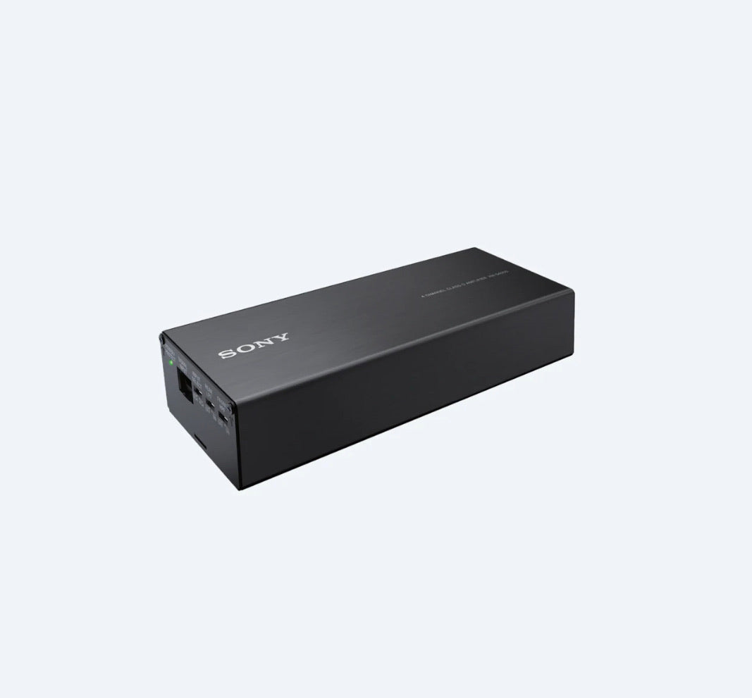 SONY XM-S400D 400 Watt Class D 4 Channel Amplifier Compact Size