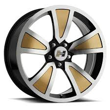 Hurst Wheels - Shaker - Machine with Black and Gold inserts