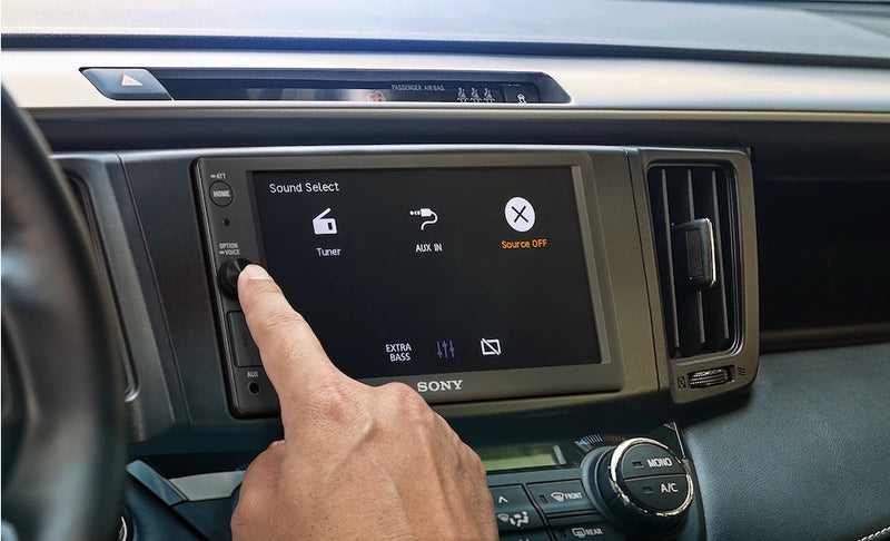 SONY XAV-AX1000 6.2" Apple CarPlay Media Receiver with BLUETOOTH®