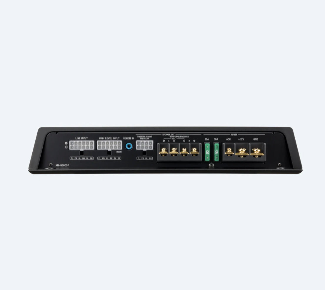 SONY XM-GS6DSP 1100 Watt Max 6/5 channel class-D amplifier with DSP