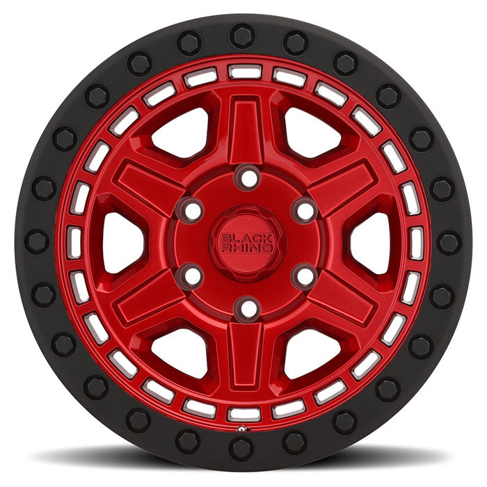 Black Rhino Wheels Reno - Candy Red Black Ring
