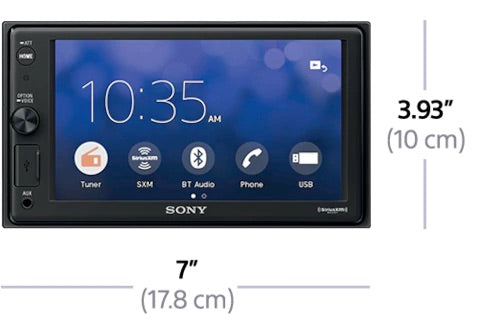 SONY XAV-AX1000 6.2" Apple CarPlay Media Receiver with BLUETOOTH®