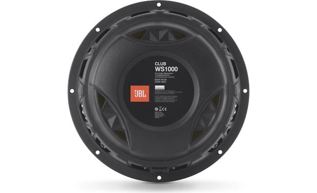 JBL Club WS1000 10" 800 Watts Max Shallow Mount Subwoofer