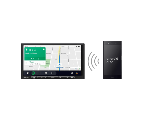 SONY XAV-AX4000 6.95" (17.6 cm) Wireless CarPlay/ Android Auto Media Receiver